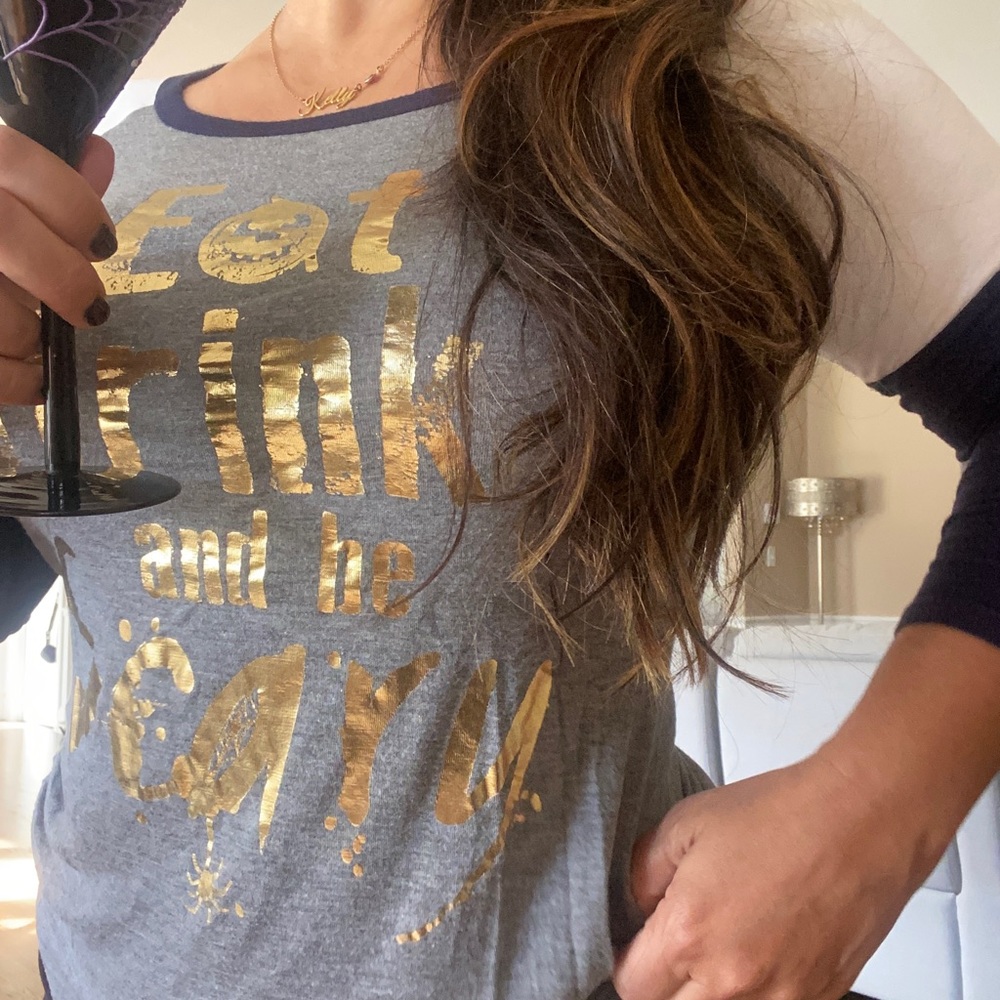 EAT DRINK BE SCARY Halloween shirt